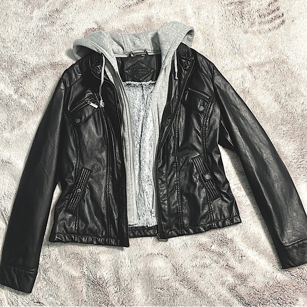 Faux Leather Jacket